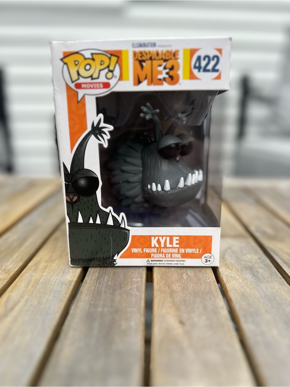 Funko Pop! Movies Despicable Me 3 Kyle Vinyl Figure (Gray, Black, White) - #422